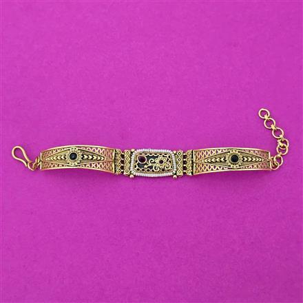 Antique Classic Bracelet With Matte Gold Plating
