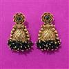 Antique Classic Earring With Matte Gold Plating