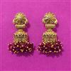 Antique Classic Earring With Matte Gold Plating