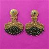 Antique Classic Earring With Matte Gold Plating
