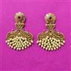 Antique Classic Earring With Matte Gold Plating