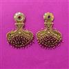 Antique Classic Earring With Matte Gold Plating