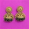 Antique Classic Earring With Matte Gold Plating