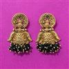 Antique Classic Earring With Matte Gold Plating