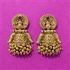 Antique Classic Earring With Matte Gold Plating