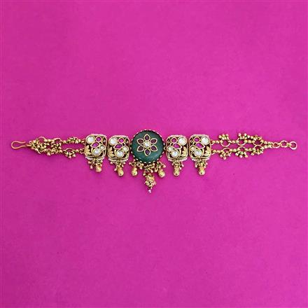 Antique Classic Bracelet With Matte Gold Plating