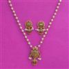 Antique Moti Pendant Set With Gold Plating
