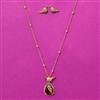 Antique Delicate Pendant Set With Gold Plating