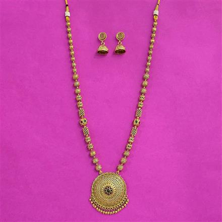 Antique Classic Pendant Set With Gold Plating