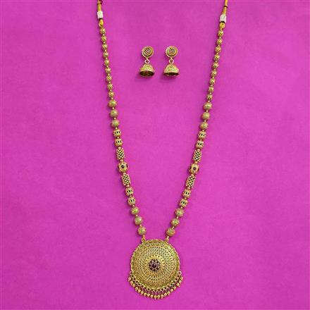 Antique Classic Pendant Set With Gold Plating