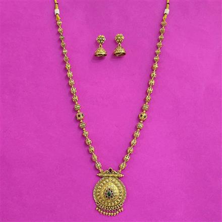 Antique Classic Pendant Set With Gold Plating