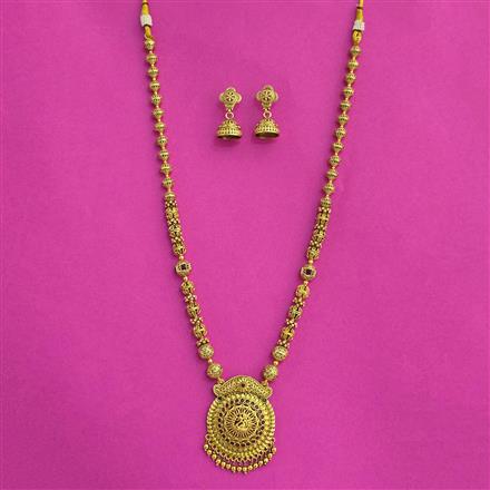 Antique Classic Pendant Set With Gold Plating