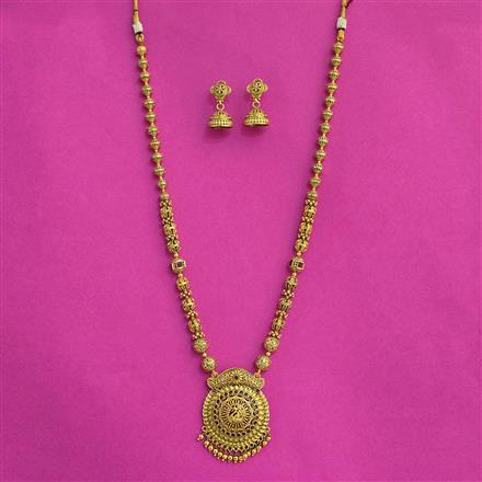 Antique Classic Pendant Set With Gold Plating