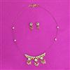 Antique Delicate Pendant Set With Gold Plating