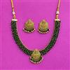 Antique Temple Necklace With Matte Gold Plating