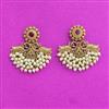 Antique Classic Earring With Matte Gold Plating