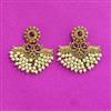 Antique Classic Earring With Matte Gold Plating