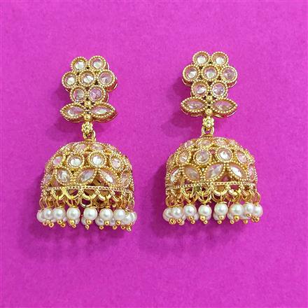 Antique Jhumki With Gold Plating