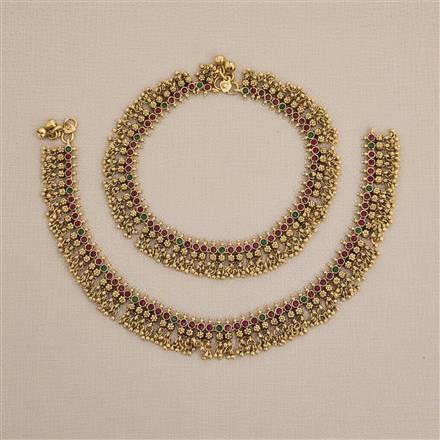 Antique Classic Payal With Gold Plating