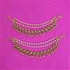 Antique Classic Ear Chain With Matte Gold Plating