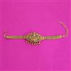 Antique Temple Baju Band With Matte Gold Plating