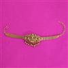 Antique Temple Baju Band With Matte Gold Plating