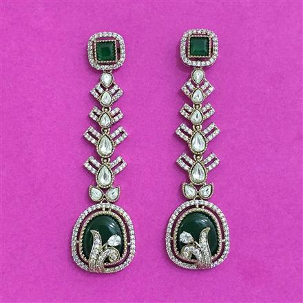 Antique Classic Earring With Mehndi Plating