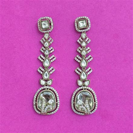 Antique Classic Earring With Mehndi Plating