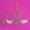Antique Choker Necklace With Mehndi Plating