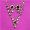Antique Classic Necklace With Mehndi Plating
