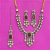 Antique Classic Necklace With Mehndi Plating