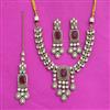 Antique Classic Necklace With Mehndi Plating