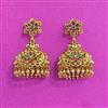 Antique Jhumki With Matte Gold Plating