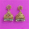 Antique Jhumki With Matte Gold Plating