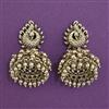 Antique Jhumki With Matte Gold Plating