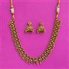 Antique Classic Necklace With Matte Gold Plating