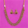 Antique Classic Necklace With Matte Gold Plating