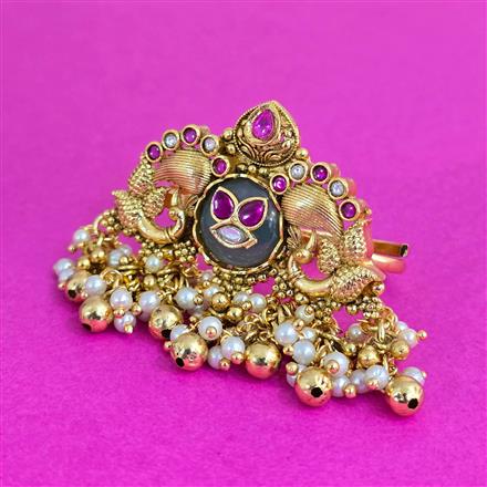 Antique Adjustable Ring With Gold Plating