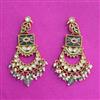 Antique Classic Earring With Matte Gold Plating