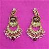 Antique Classic Earring With Matte Gold Plating