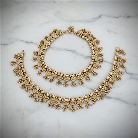 Antique Classic Payal With Gold Plating