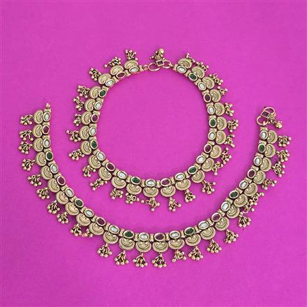 Antique Classic Payal With Gold Plating