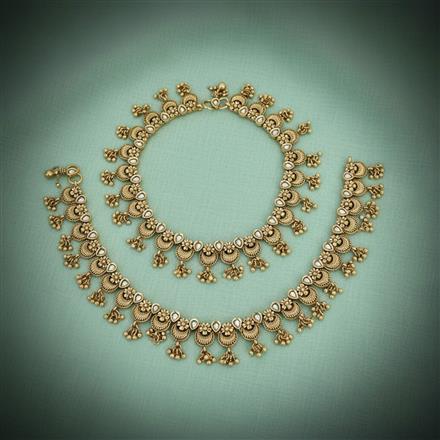 Antique Classic Payal With Gold Plating