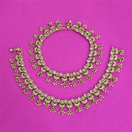 Antique Classic Payal With Gold Plating