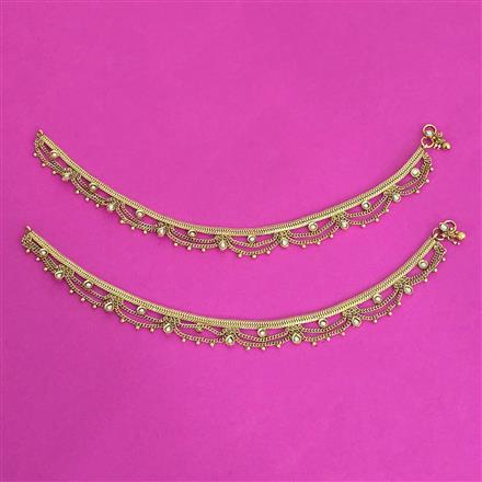 Antique Classic Payal With Gold Plating