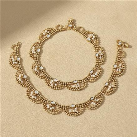 Antique Classic Payal With Gold Plating