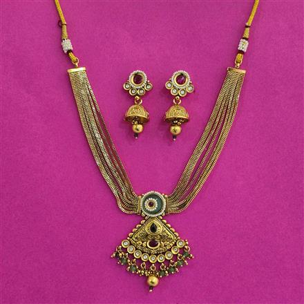 Antique Classic Necklace With Gold Plating