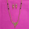 Antique Classic Mangalsutra With Matte Gold Plating