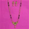 Antique Classic Mangalsutra With Matte Gold Plating