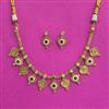 Antique Classic Necklace With Matte Gold Plating